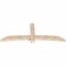 Ekena Millwork Bellingham Smooth Timber Gable Bracket, Douglas Fir, 84"W x 31"H x 3 1/2"D x 5 1/2"F, 9/12 Pitch GBW084X31X0406BEL00SDF - alternate 4